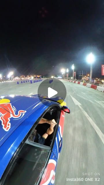 Quick lap with the king of drift @abdofeghali 👑 🚙 💨 — Qatar reel by TripleF Qatar in @kataraqatar , Southern Parking Lot